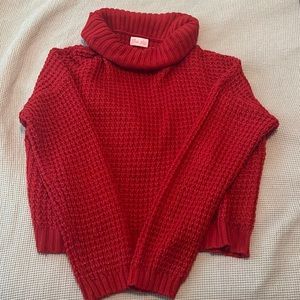 red Pink Lily Turtleneck size S